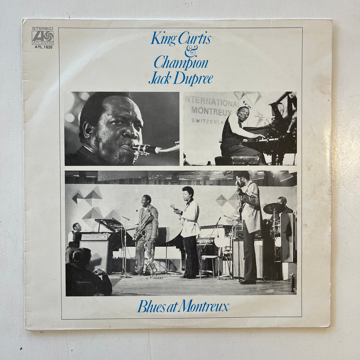 King Curtis & Champion Jack Dupree, Blues at Montreux, LP (VG+/VG+)