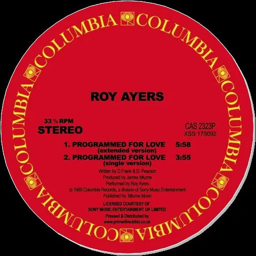 Roy Ayers, Programmed For Love, 12"