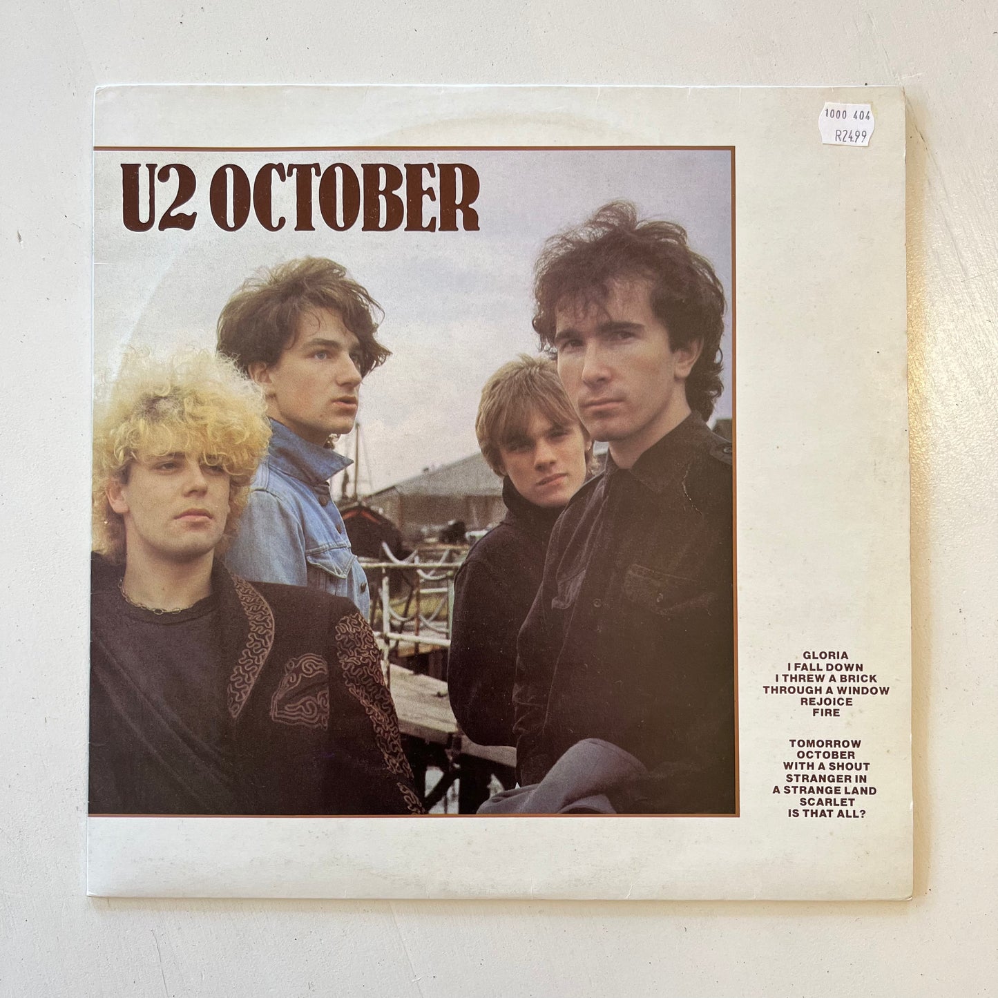 U2, October, LP (VG+/VG+)