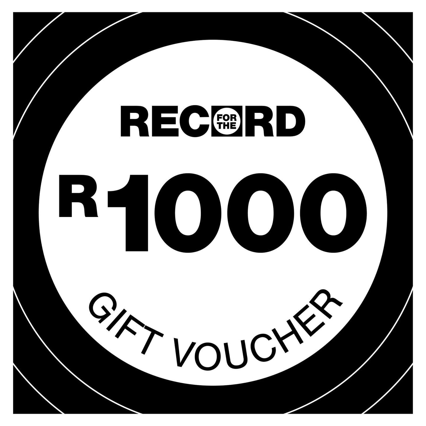 For The Record R1000 Gift Voucher