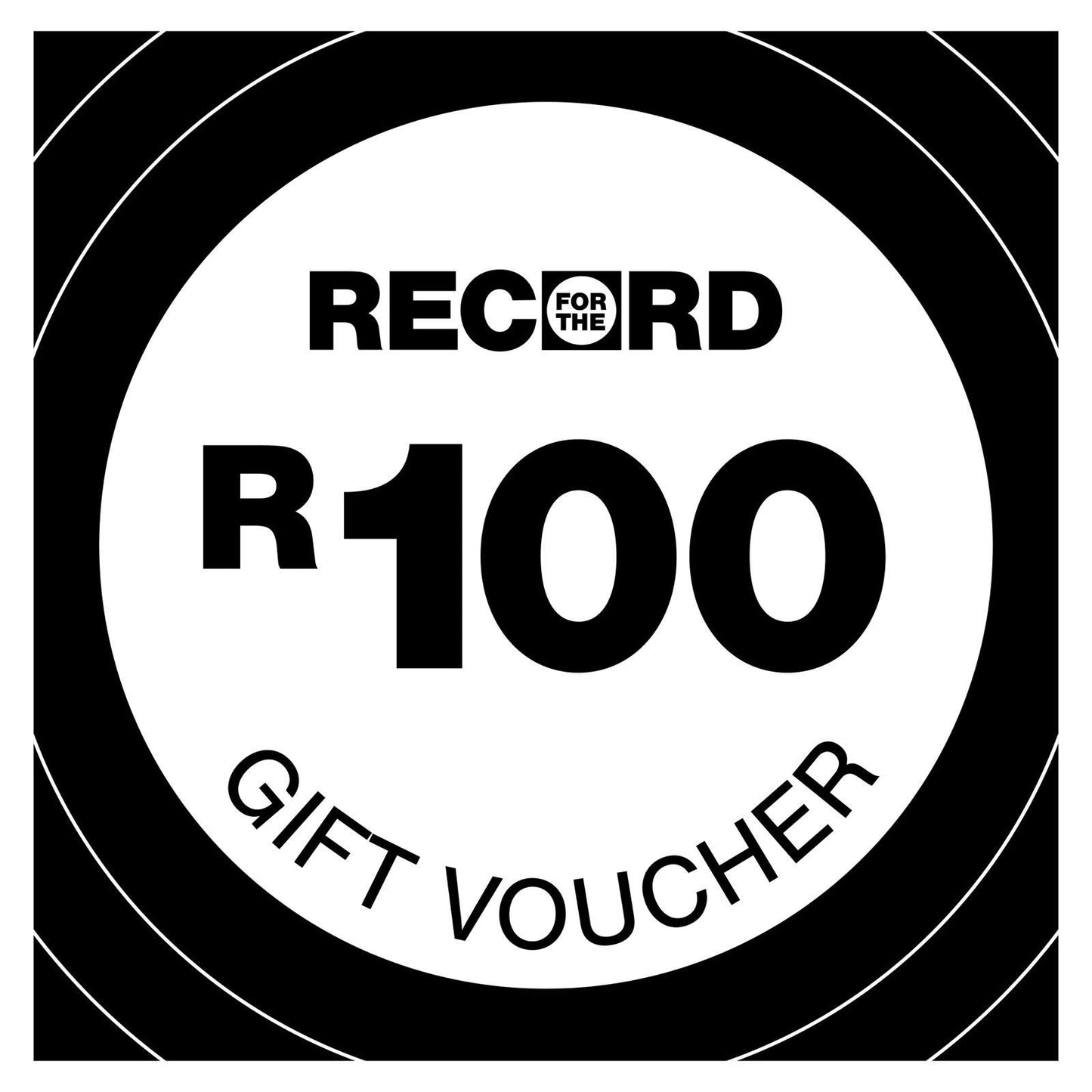 For The Record R100 Gift Voucher