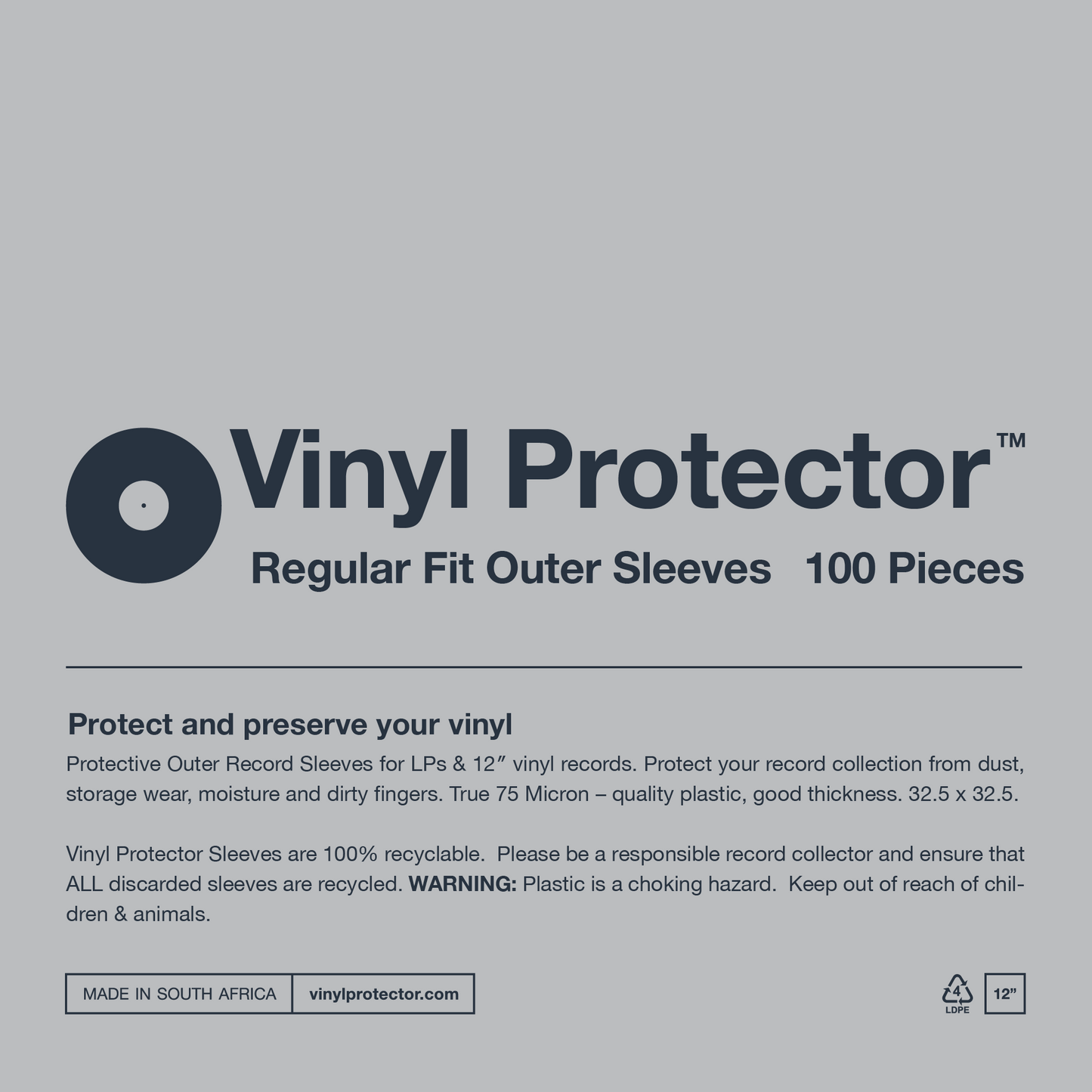 Vinyl Protector Regular Fit Outer Sleeves